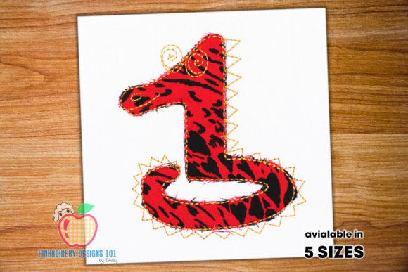 1st Birthday Cartoon Dinosaur: An Embroidery Review