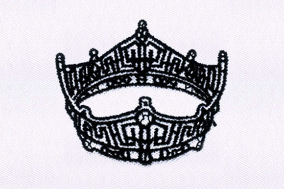 Black Crown: An Embroidery Designer's Review for Personalized Gifts