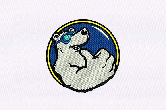 Cool Polar Bear: A Machine Embroidery Design Worth Stitching