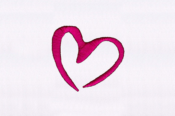 Drawn Pink Heart: A Seasonal Embroidery Review