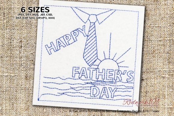 Fathers Day Lineart Review for Embroidery Sellers