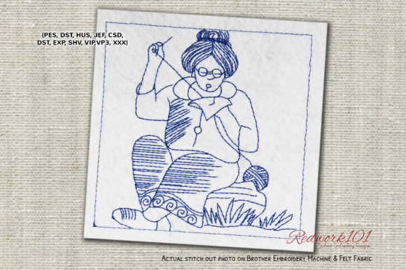 Grandma Sewing Redwork: A Designer's Review for Apparel