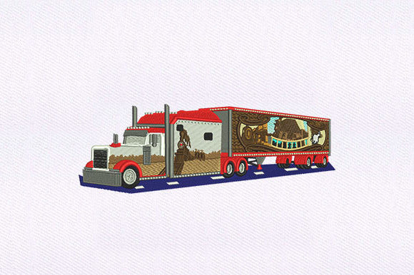 Scenery Truck Embroidery Design Review for Etsy Sellers
