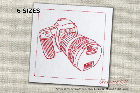 Testing the Digital Camera Embroidery Design for Gifts