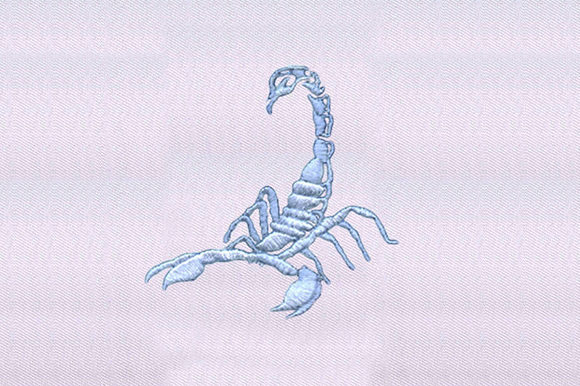 Venomous Scorpion Design: A Bold Embroidered Gift Statement